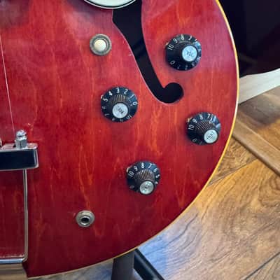 1967 Epiphone Riviera Cherry image 8