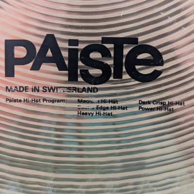 Paiste 14" Signature Medium Hi-Hat Cymbals (Pair) 1989 - Present - Traditional image 18