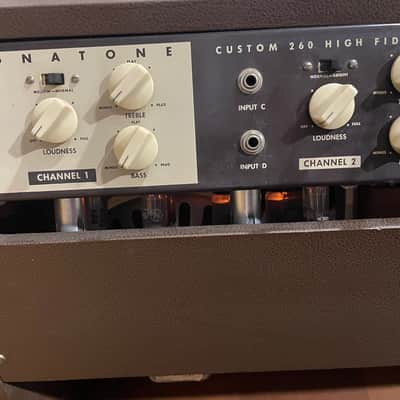 Magnatone Model 260 Custom 200 Series 2-Channel 35-Watt 2x12" Guitar Combo 1950s - Original Speakers! image 2