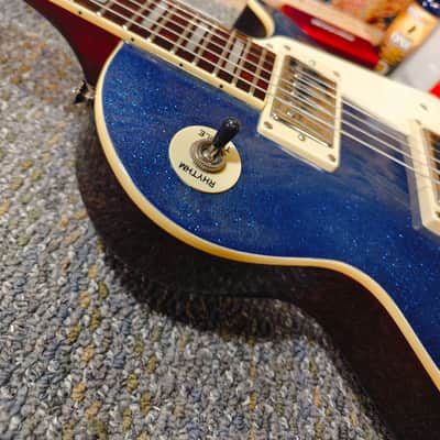 Epiphone Limited Edition Les Paul Standard 2001 - Blue Sparkle image 5