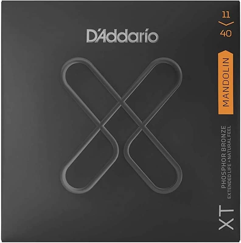 D'Addario XT Mandolin Strings, Phosphor Bronze Medium - 11-40 , XTM1140 image 1