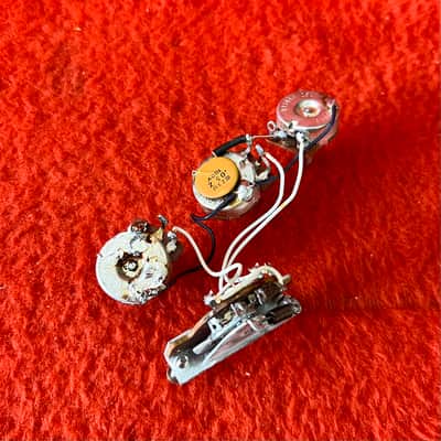 Fender Stratocaster wiring harness pots switch 1979 - CTS 250k original vintage USA image 2