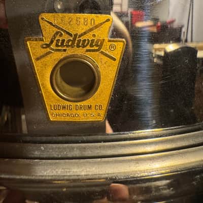 Ludwig No. 405 Aluminum Piccolo 3x13" 6-Lug Snare Drum with Keystone Badge 1968 - 1969 Chrome-Plated image 2