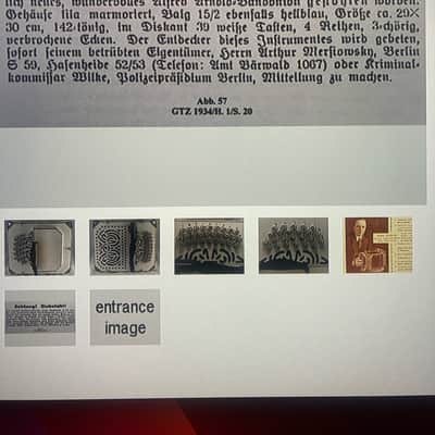 Alfred Arnold Bandoneon Custom Built for Arthur Mersiowsky image 15