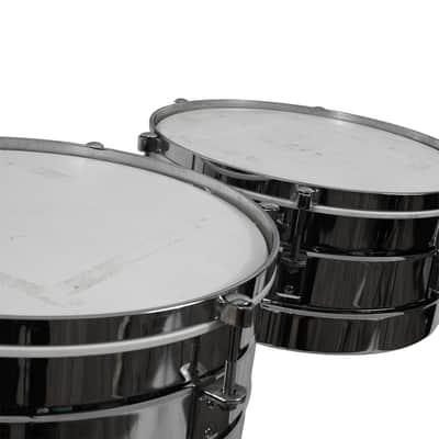 Used Generic Timbale 14" & 15" Set w/ Stand image 3