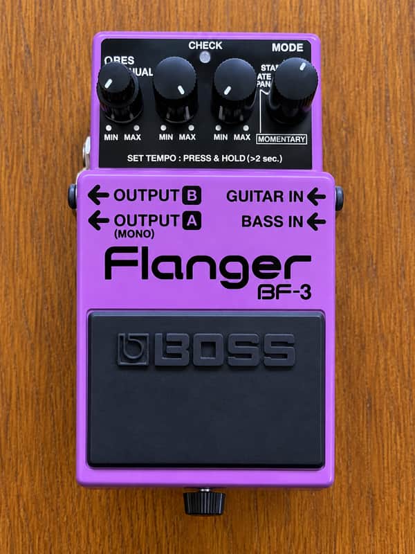 Boss BF-2 Flanger (Black Label) 1980 - 1984 - Purple