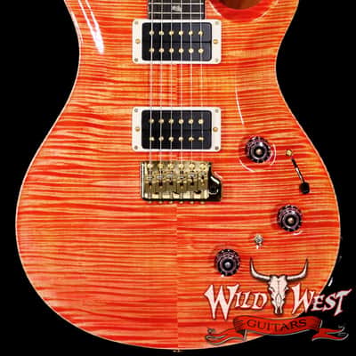 PRS Wild West Guitars 25th Anniversary Limited Run Wood Library Artist Package Custom 24 Piezo Salmon (Private Stock Color) 7.90 LBS (US Only / No International Shipping) image 1