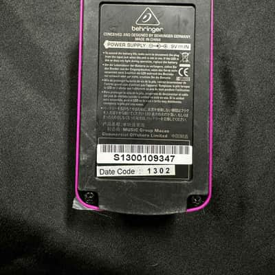 Behringer DM100 Distortion Modeler 2010s - Pink image 3