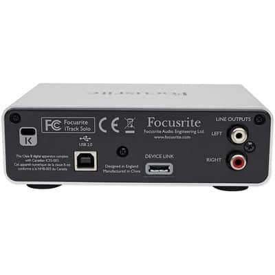 Focusrite iTrack Solo (Lightning) - USB Audio Interface for iPad, Mac, PC image 5
