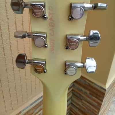Yamaha SG-200 Rare Pearl White 80's Taiwan image 17