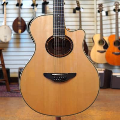 Yamaha APX700II-12 Thinline Acoustic-Electric 12-String Guitar Natural image 1