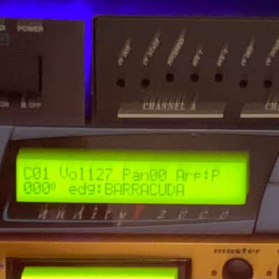 E-MU Systems Audity 2000 64-Voice Rackmount Synthesizer 1998 - 2000 - Blue