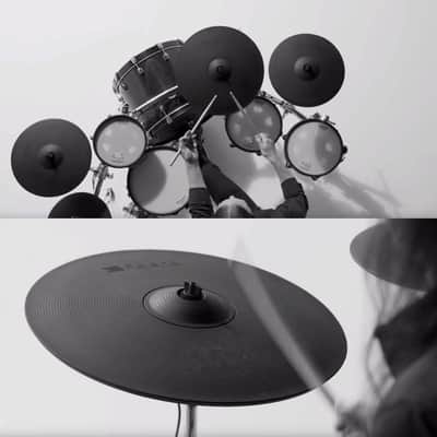 Roland CY-18DR Electric Drum Acousitc Style V-Cymbal, 18-Inch, Black image 5