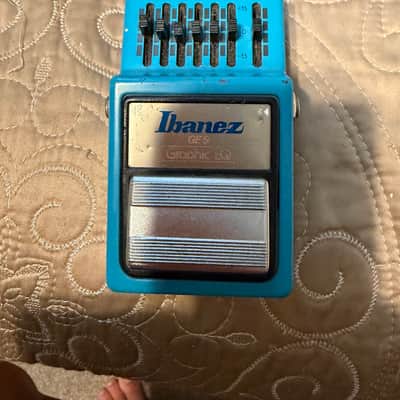 Ibanez GE9 Graphic EQ 1980s - Blue image 1