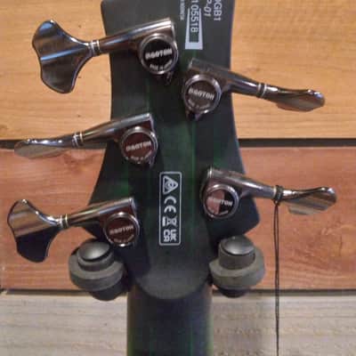 Ibanez - SDGB1 | Steve Di Giorgio Signature Series 5 String Bass / Dark Moss Burst image 5