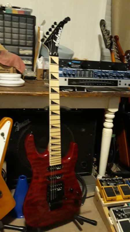 Jackson JS34Q DKAM - 2021 Transparent Red image 1