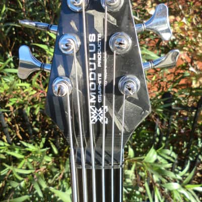 Late 80's Model Modulus Quantum 6 Neck-Through Bass Guitar - Old School Phil Lesh image 4