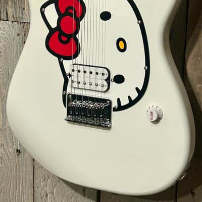 New Fender FSR Limited Edition Squier Hello Kitty Stratocaster - White, In Stock and Ready to Ship Ultra Fast! image 5