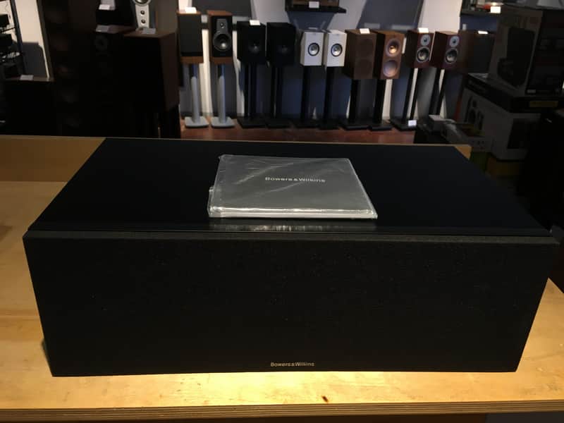 B&W HTM62 S2 Center Channel Speaker in Black w/ Grille & Manual image 1
