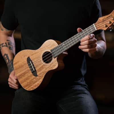 Ortega RUMG-CE Horizon Series Mango Top Okoume Neck Acoustic-Electric Concert Ukulele w/Gig Bag & Built-In Tuner image 19