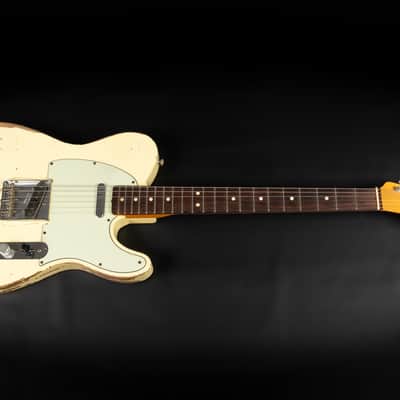 Fender Custom Shop '64 Reissue L-Series Telecaster RW Heavy Relic - Vintage White | USA 1964 Josefina Campos Handwound Pickups 3.39kg | CoA OHSC image 3