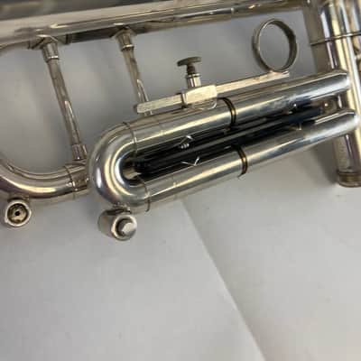 Getzen 700 Eterna Bb Trumpet – Silver Plated – Intermediate Model – w/ Case – Excellent Condition SM#1359 image 10