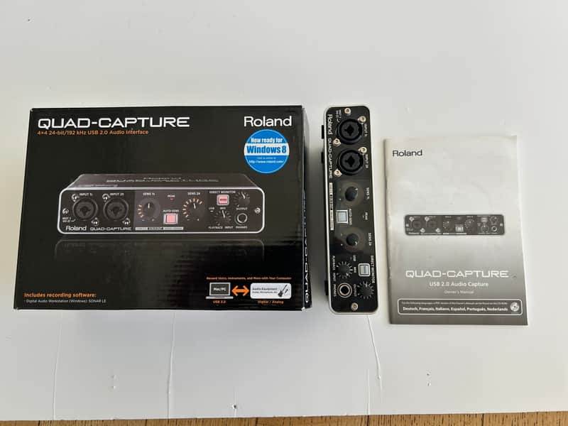 Roland UA-55 Quad-Capture USB 2.0 Audio Interface 2010s - Black image 1
