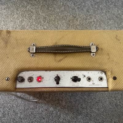 1957 Fender Tweed Princeton 5F2-A Amp Amplifier In Harvard Chassis Vintage Rare! image 13