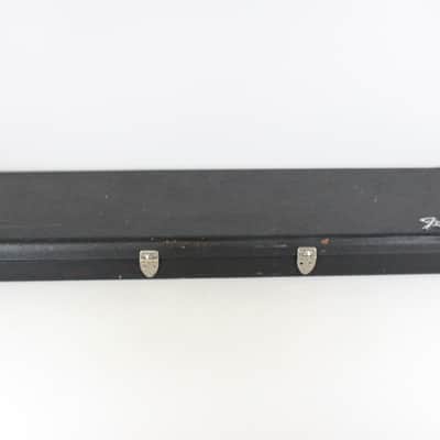 1975-1976 Black Fender Jazz Bass Precision Telecaster BASS Hardshell CASE Red Interior 1970's 1977 1978 1979 image 6