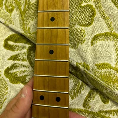 Warmoth Modern Roasted Maple Stratocaster Neck image 6