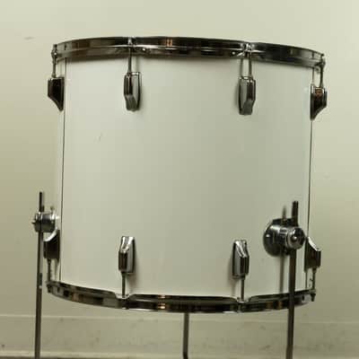 1970s Rogers 16x18" New England White "Big R" Floor Tom image 4