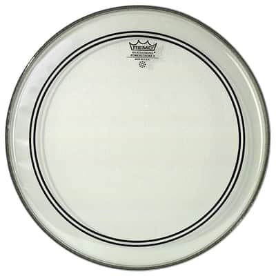 Remo 18" Clear Powerstroke 3 Bass Drum Head - White image 2