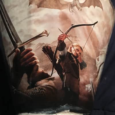 ARTISTIC LORD OF THE RINGS HAND DRUM BY COYOTE ARTS BY TRACY JON POWELL OF UTAH image 9