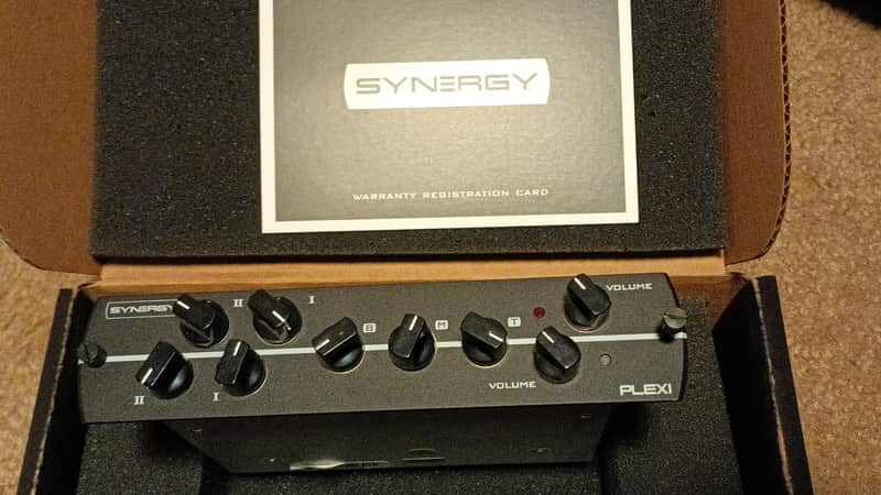 Synergy Plexi Module 2-Channel All-Tube Preamp 2017 - Black image 1