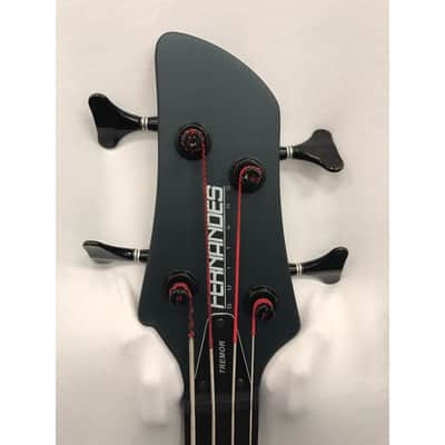 Fernandes Tremor 4 Deluxe Electric Bass - Gunmetal Blue Satin | Reverb