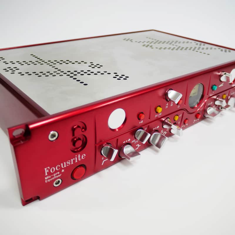 2000s Focusrite Red 6 Mic Pre EQ Red