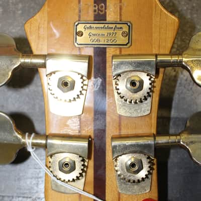 Greco GOB-1200  1978 Natural Four String Bass image 13