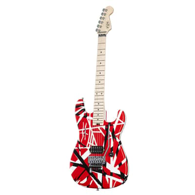 EVH Stripe Series RBS Red/Black Stripes - Electric Guitar image 7