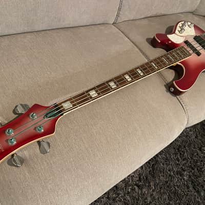 Schecter Diamond Series Stargazer Bass 2000s - Crimson Ghost image 8