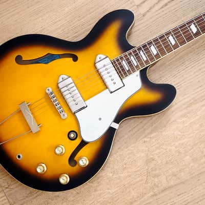 2009 Epiphone Inspired by John Lennon Casino Sunburst w/ Case, Gibson USA P-90s image 1