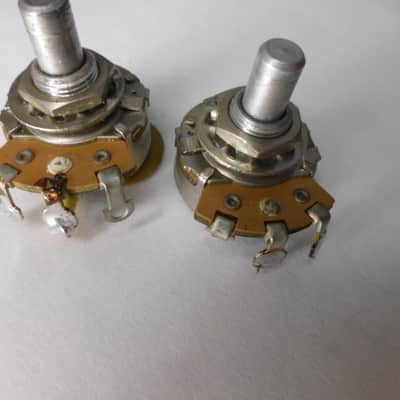 Vintage 1964 Fender Telecaster P Bass Pots & Tone Cap 250K Potentiometers image 1