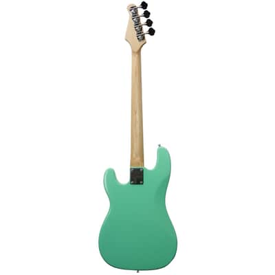 Sawtooth EP Series Electric Bass Guitar, Surf Green w/ Pearl Pickguard image 10
