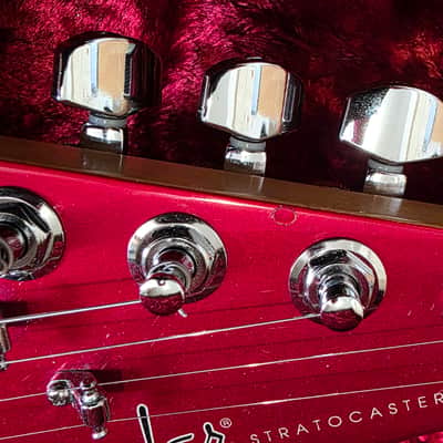 Fender American Standard Stratocaster with Matching Headstock, Rosewood Fretboard 1995 - Candy Apple Red with UPGRADES image 18