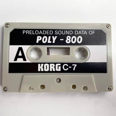 Korg Poly 800 Sound Data Cassette