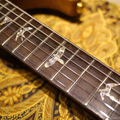 2009 PRS Modern Eagle II Faded Blue Jean, Dalbergia Rosewood Neck image 8