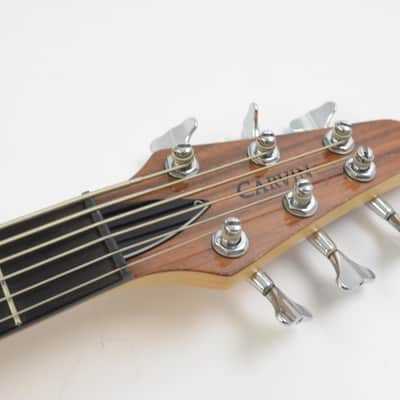 Carvin LB76 Electric 6-String Bass - Natural w/ Gig Bag - Cloudy Finish - LB-76 image 14