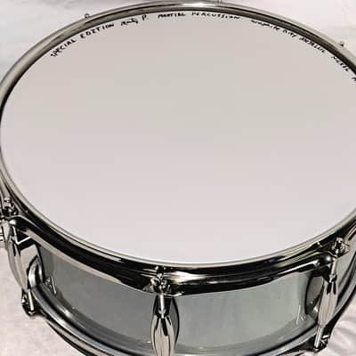 MARTIAL PERCUSSION© "WARRIOR" 1ST SPECIAL ISSUE PROTOTYPE GRAPHITE SPARKLE/NCKL HDWE-FREE SHIP CUSA! image 8
