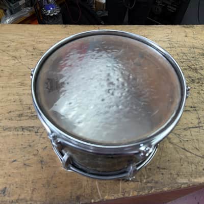 Vintage Ludwig 12"x8" Rack Tom Drum Keystone Badge 1968 Black Oyster Pearl image 10
