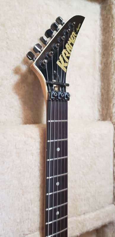 Kramer Original Vintage 1980's Baretta 1 1988-1990 Flip Flop Red