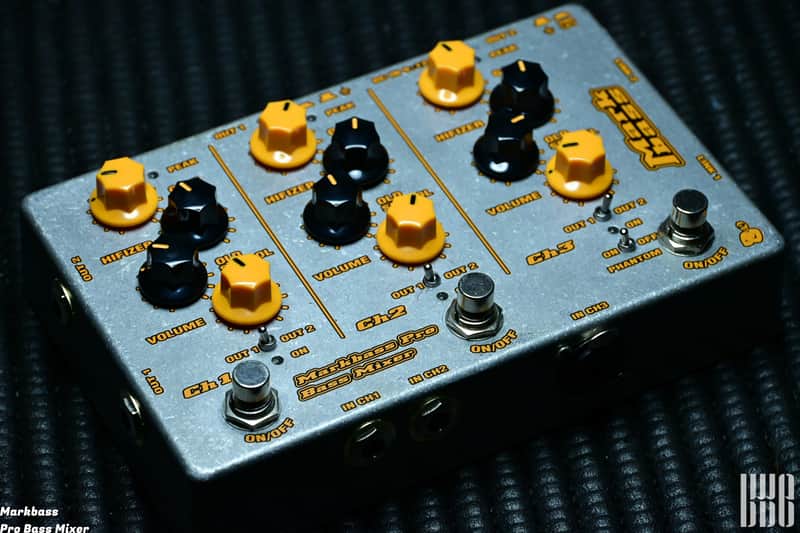 Markbass Pro Bass Mixer | 3In/2Out | Double Bass and Electric Bass